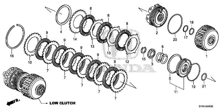 Clutch (Low) (V6)