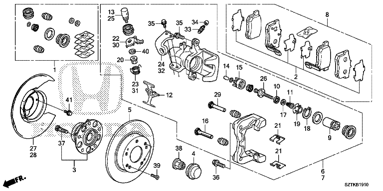 Rear brake (-110)