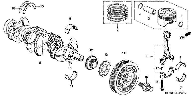 Piston/Crankshaft