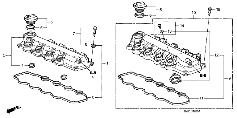 Cylinder Head Cover (1.3L)
