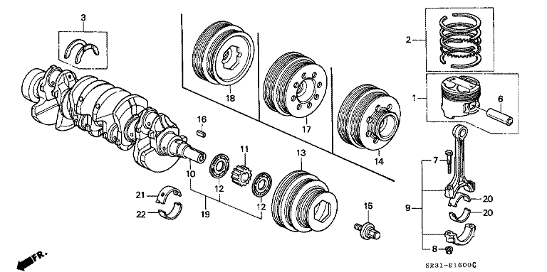 Piston/Crankshaft