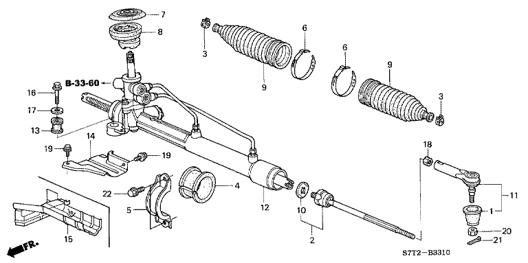 Power steering gearbox