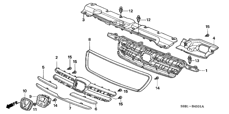 Front grille