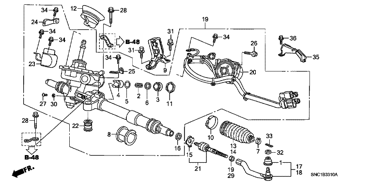 Power Steering Gearbox (EPS)