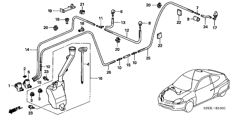 Windshield washer