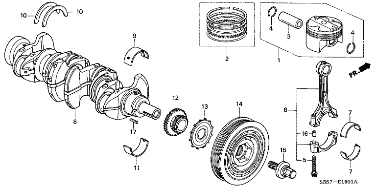 Piston/Crankshaft