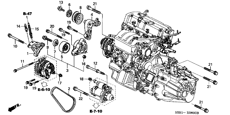 Engine mounting bracket