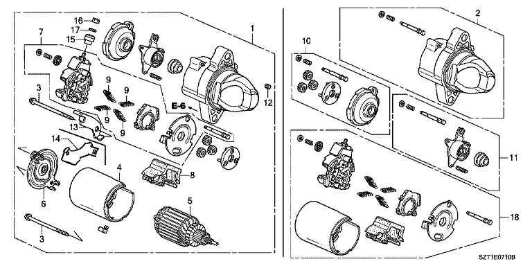 Starter Motor (Mitsuba)