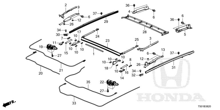 Sunroof short parts