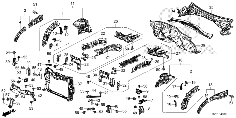 Front bulkhead / Dashboard