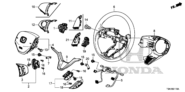Steering wheel (SRS)