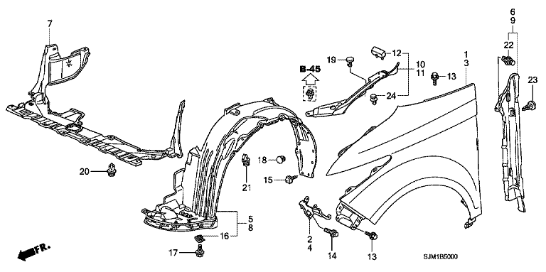 Front fender