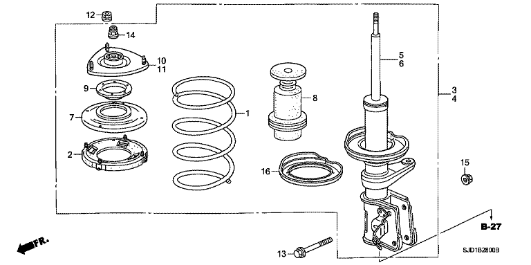 Front damper