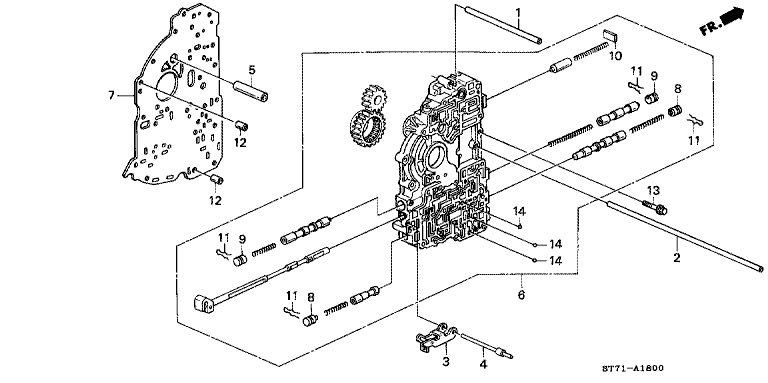 Main valve body