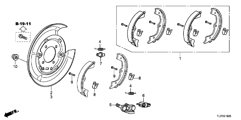 Parking Brake Shoe