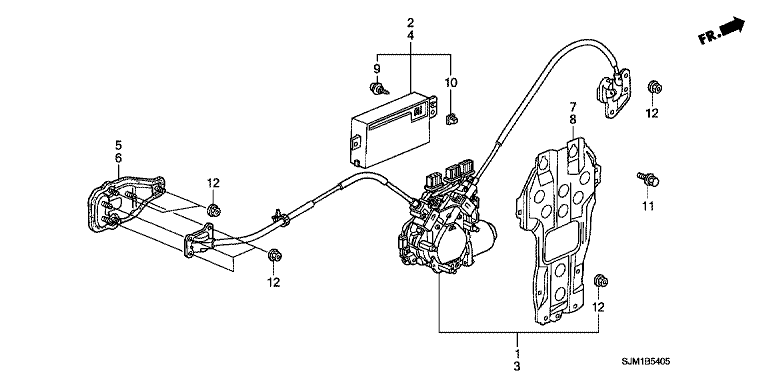 Sliding door motor