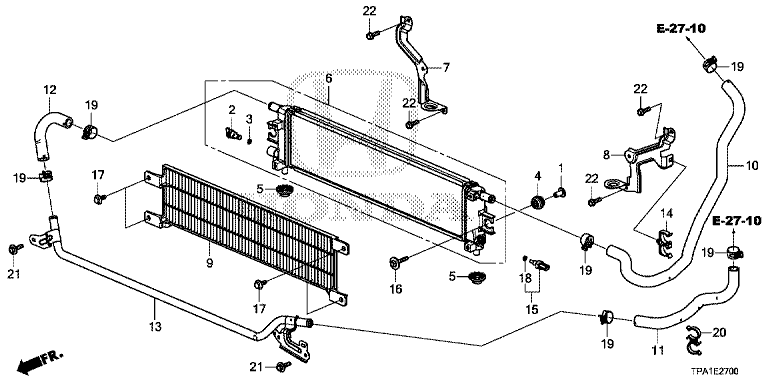 PCU radiator