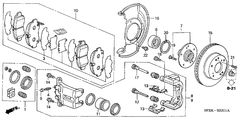 Front brake (ABSOLUTE)