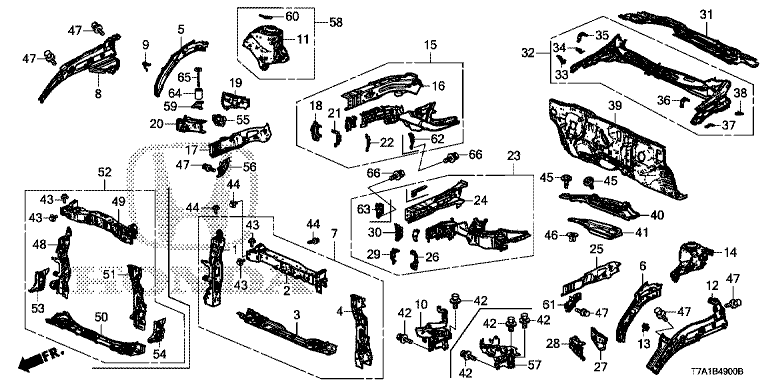 Front bulkhead / Dashboard
