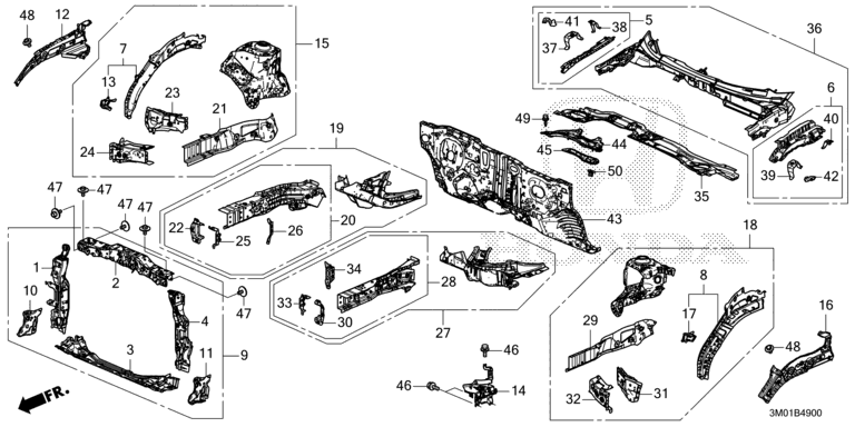 Front bulkhead / Dashboard