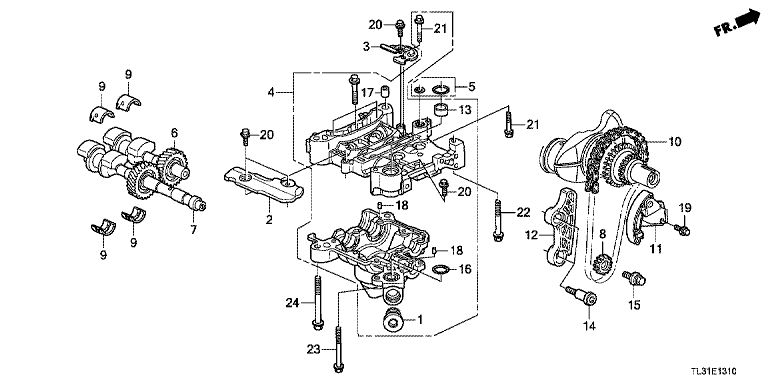 Balancer shaft (2.0L)