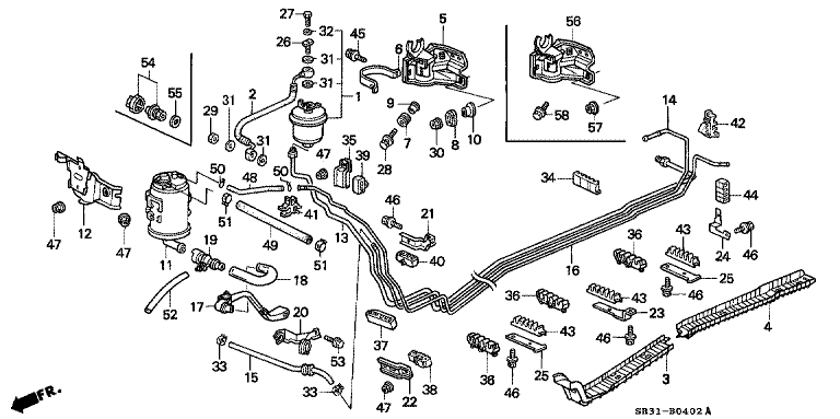 Fuel pipe (PGM-FI) (130)
