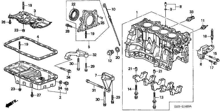 Cylinder Block/Oil Pan