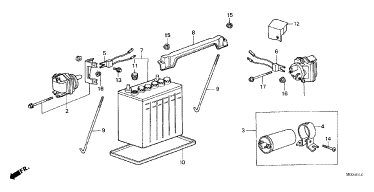 Battery/ignition coil