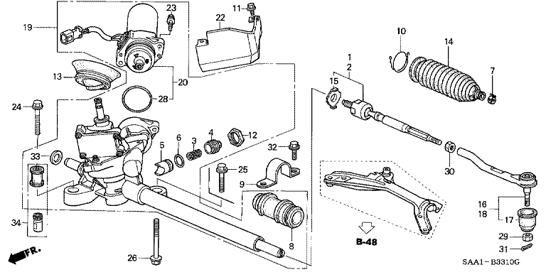 Power Steering Gearbox (EPS)