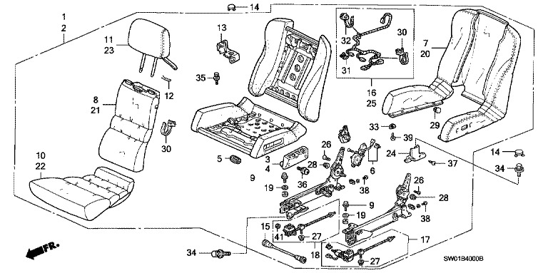 Seat (NSX, NSX-T)