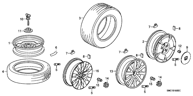 Tire/Wheel disc