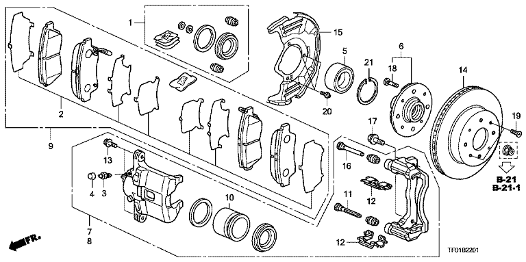 Front brake (2)