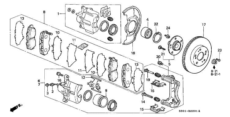 Front Brake (DOHC VTEC)