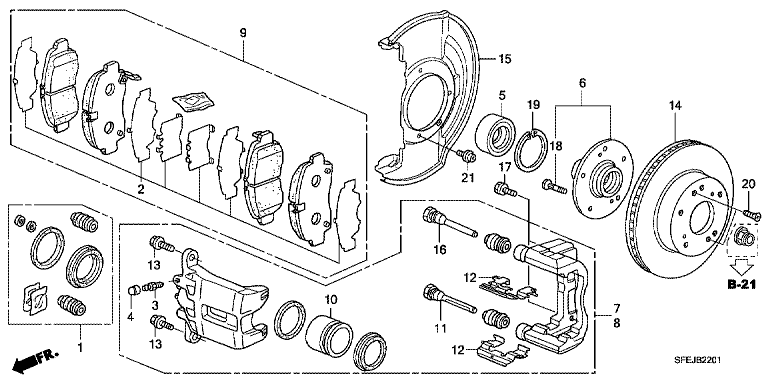 Front brake (ABSOLUTE)
