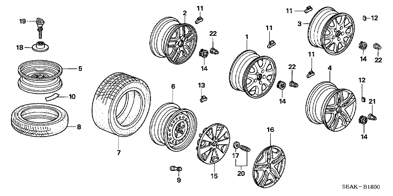 Tire/Wheel disc
