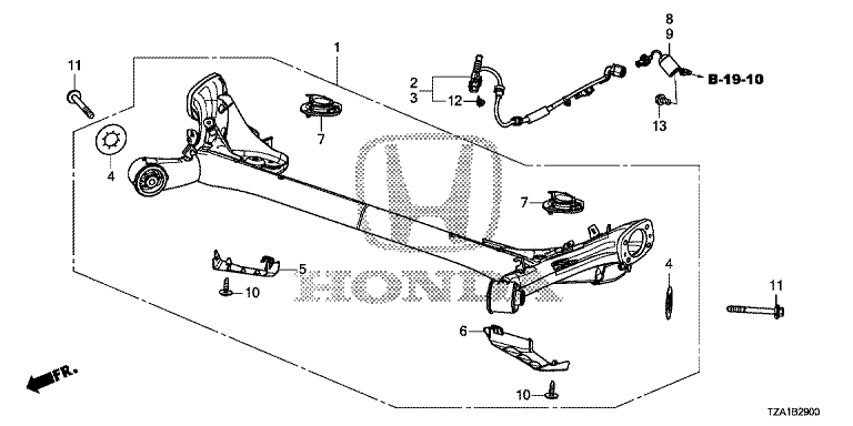 Rear axle (2WD)