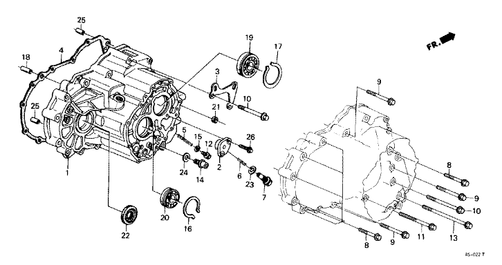 Transmission case (4AT)