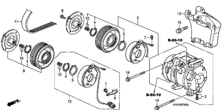 Air conditioner (compressor) (V6)