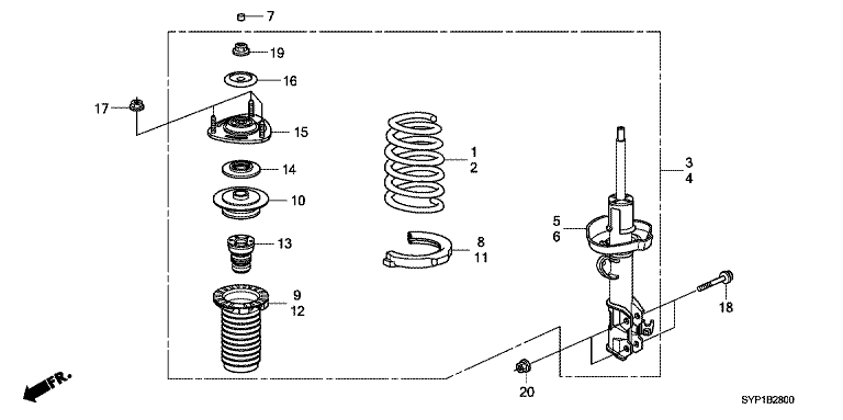Front damper