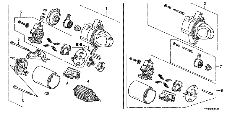 Starter Motor (Mitsuba)