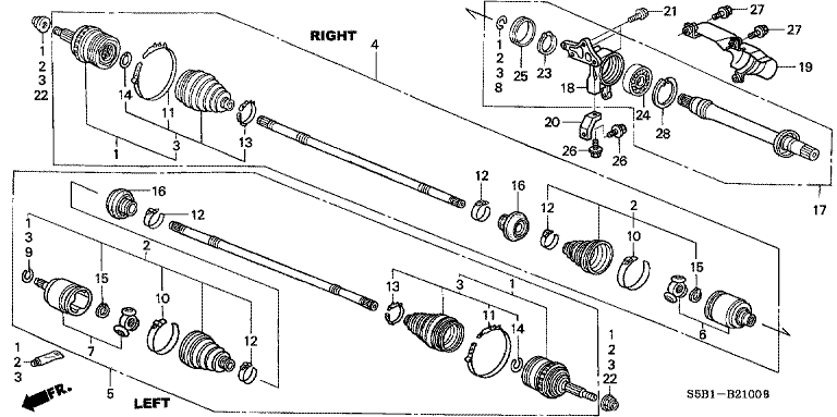 Front Drive Shaft/Half Shaft