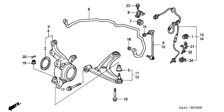 Front stabilizer / Front lower arm