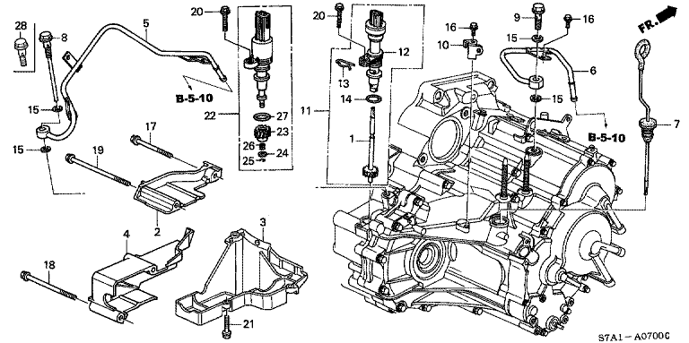 ATF Pipe/Speedometer Gear (1.7L)