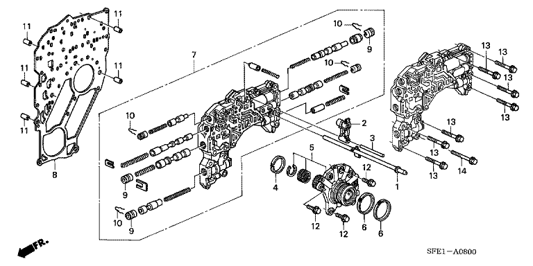 Main Valve Body (CVT)
