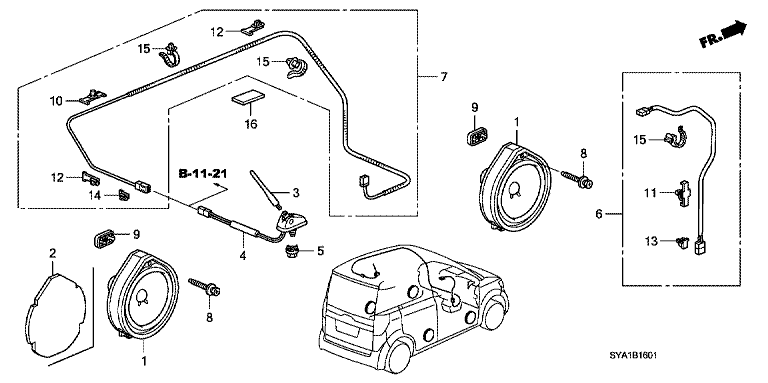 Radio antenna/speaker (2)