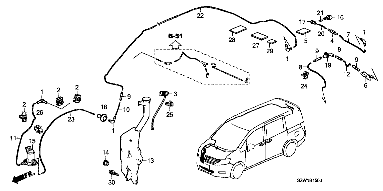 Windshield washer