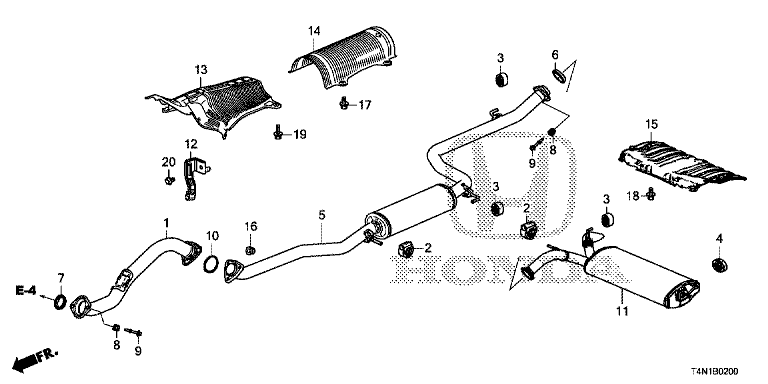Exhaust pipe/silencer