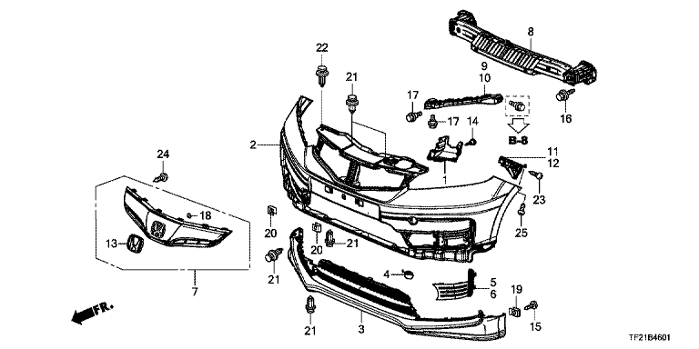 Front Bumper (1.5L)