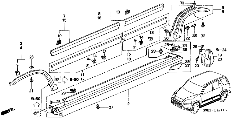 Protector/Side sill garnish