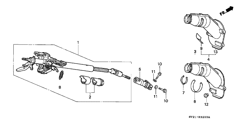 Steering column